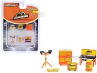 "Armor All" 6 piece Shop Tools Set "Shop Tool Accessories" Series 4 1/64 Models by Greenlight