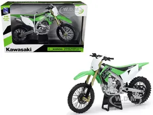 Kawasaki KX 450F Green 1/12 Diecast Motorcycle Model by New Ray