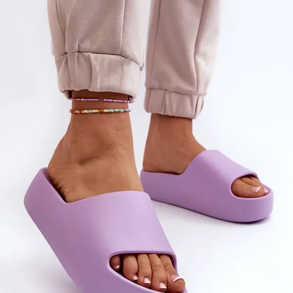 Boto Dámské žabky na tlusté podrážce béžové Oreithano