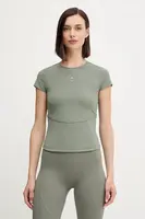 Tréninkové tričko adidas by Stella McCartney dámské, zelená barva, JW4564