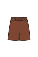 Marisse Women's Shorts L-Sh-4013 Brown