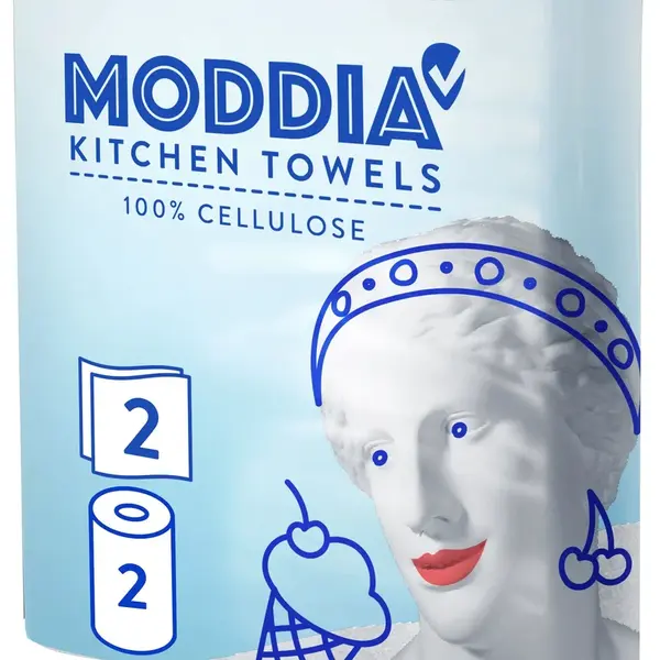 MODDIA Kuchynské utierky 2vrstvové 2 ks
