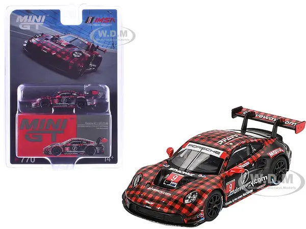 Porsche 911 GT3 R 9 Klaus Bachler - Patrick Pilet - Laurens Vanthoor "Pfaff Motorsports" IMSA GTD Pro Winner "12 Hours of Sebring" (2023) Limited Edi