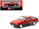 Toyota Sprinter Trueno (AE86) RHD (Right Hand Drive) Red and Black with Red Interior "J Collection" Series 1/64 Diecast Model by Tarmac Works