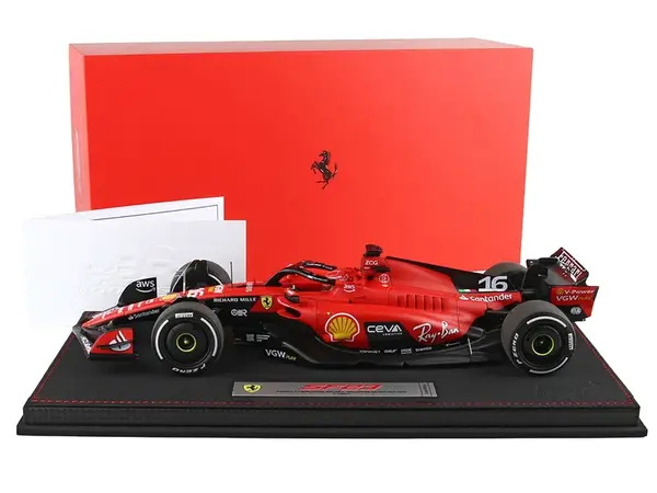 Ferrari SF-23 16 Charles Leclerc Formula One F1 "Singapore GP" (2023) Limited Edition to 60 pieces Worldwide 1/18 Diecast Model Car by BBR