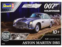 Level 2 Easy-Click Model Kit Aston Martin DB5 James Bond 007 "Goldfinger" (1964) Movie 1/24 Scale Model by Revell