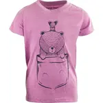 ALPINE PRO NUPO Dívčí triko, fialová, velikost 104-110