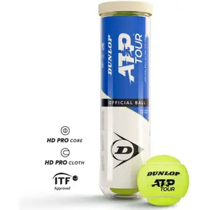 Dunlop ATP Tenisové míče, žlutá, velikost