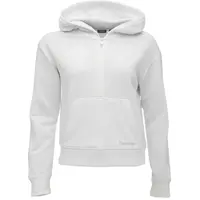 Calvin Klein PW - 1/2 ZIP HOODIE Dámská mikina, bílá, velikost