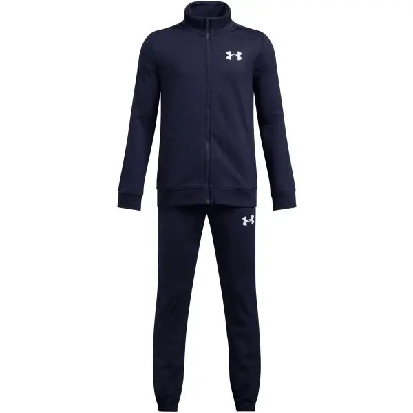 Under Armour KNIT TRACK SUIT Chlapecká sportovní souprava, tmavě modrá, velikost L