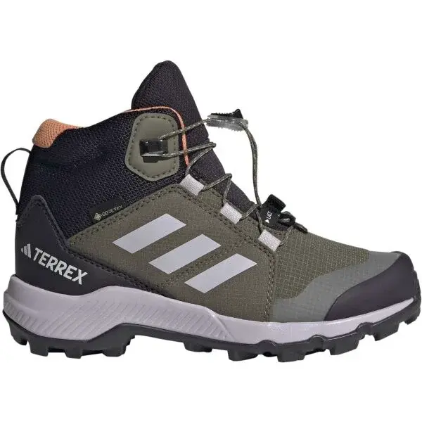 adidas TERREX MID GTX K Dětské outdoorové boty, khaki, velikost 38 2/3