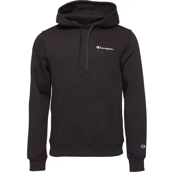 Champion SCRIPT SHOP Pánská mikina, černá, velikost