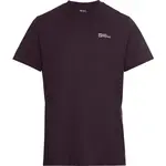Jack Wolfskin ESSENTIAL T M Pánské triko, vínová, velikost XXL