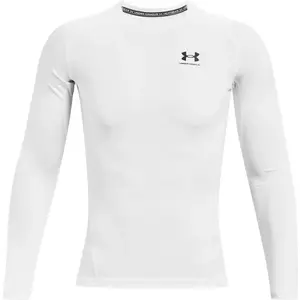 Under Armour HEATGEAR ARMOUR COMP Pánské triko, bílá, velikost