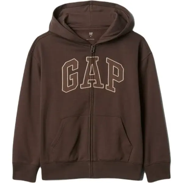 GAP ARCH Chlapecká mikina, hnědá, velikost