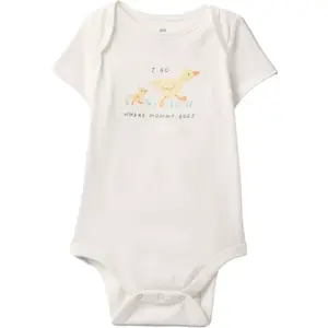 GAP SINGLE Dětské body, bílá, velikost