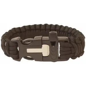 HIGHLANDER PARACORD Náramek, černá, velikost