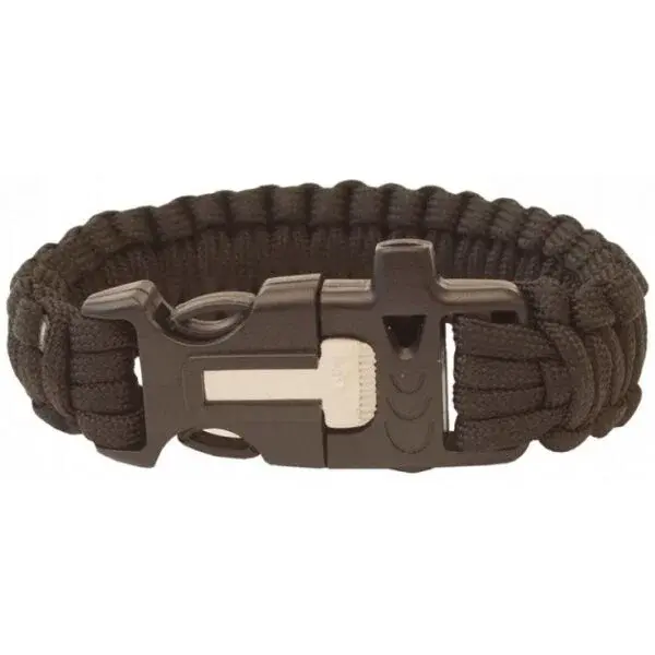 HIGHLANDER PARACORD Náramek, černá, velikost