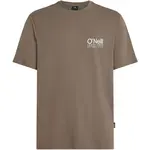O'Neill ORIGINAL CALI LOGO Pánské tričko, hnědá, velikost