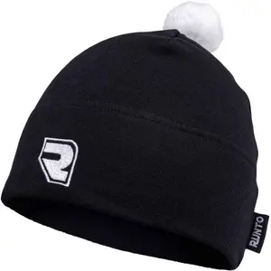 Runto PANTHER Sportovní čepice s bambulí, černá, velikost UNI