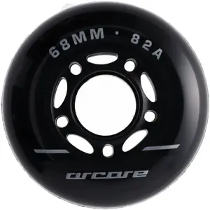 Arcore INLINE WHEELS 4PACK 68-82A Inline kolečka, černá, velikost