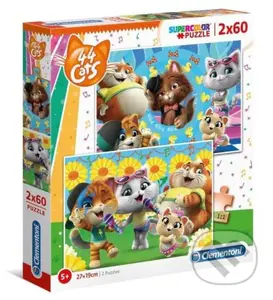44 Cats - puzzle z kategorie 15 - 60 dílků