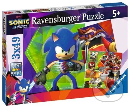Sonic Prime - puzzle z kategorie 15 - 60 dílků
