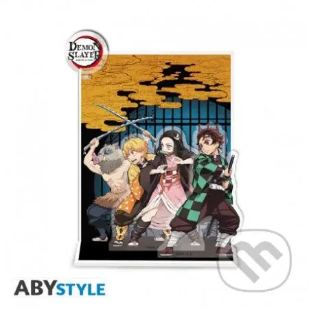 Demon Slayer akrylové diorama - Tanjiro, Nezuko, Zenitsu, Inosuke