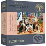 Psie priateľstvo (Drevené puzzle) - puzzle z kategorie Zvířata