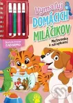 Vymaľuj domácich miláčikov (Maľovanka s nálepkmi) - kniha z kategorie Omalovánky