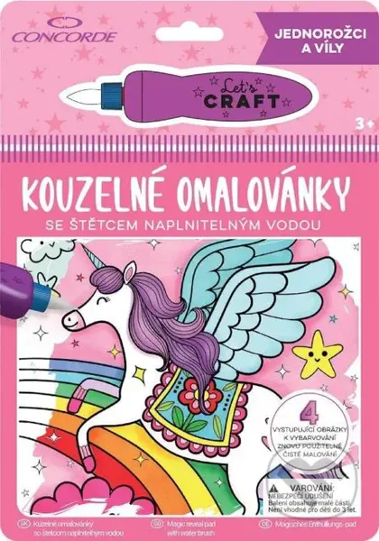 Kouzelné omalovánky - Jednorožci a víly - kniha z kategorie Omalovánky