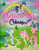 Unicorns colours (barevné s glitry) - kniha z kategorie Omalovánky