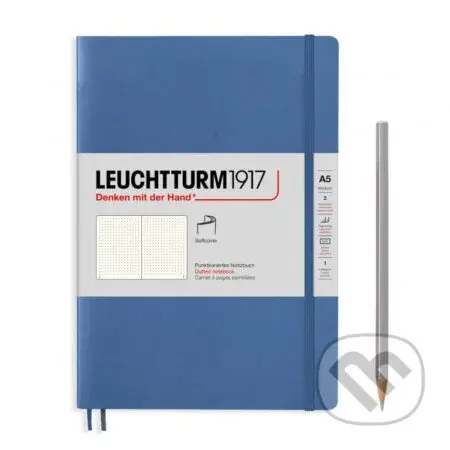 Notebooks Softcover Medium-denim, dotted