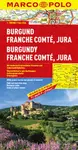 Burgund, Franche Comté, Jura  mapa 1: 300 MD - kniha z kategorie Mapy Evropy
