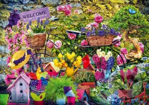 Welcome to Our Garden - puzzle z kategorie Umělecké
