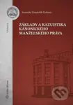 Základy a kazuistika kánonického manželského práva - kniha z kategorie Humanitní a společenské vědy