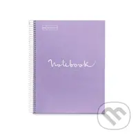 Miquelrius poznámkový blok Emotions A4, 90 g - tečky levandulový