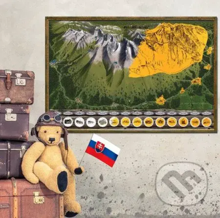 Stieracia mapa Vysoké Tatry (Zlatá)