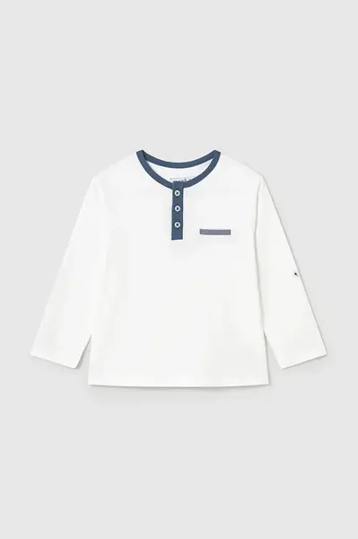 Detské bavlnené tričko s dlhým rukávom Mayoral