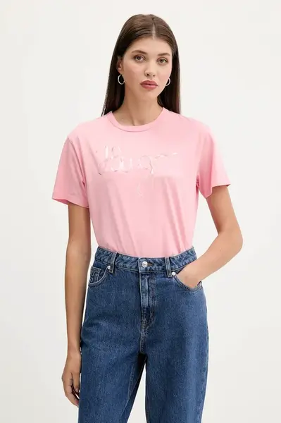 Bavlnené tričko HUGO Damacia_5