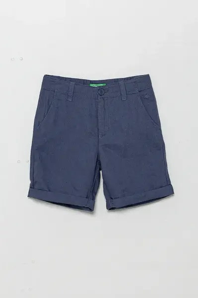 Detské ľanové šortky United Colors of Benetton