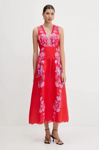 Ľanové šaty Farm Rio