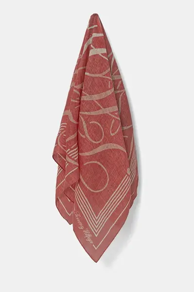 Ľanový šál Tommy Hilfiger