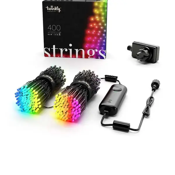 Twinkly inteligentné osvetlenie vianočného stromčeka Strings 400 LED RGB 32mb