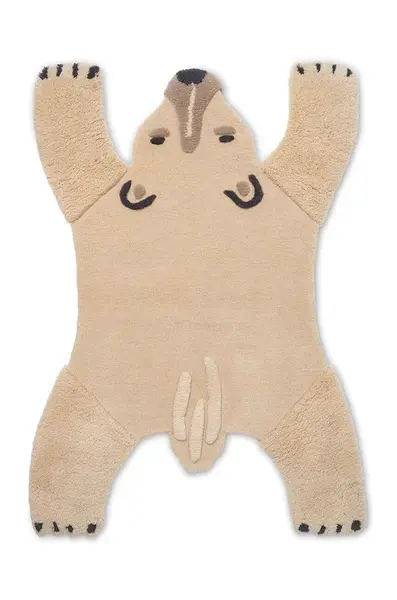 Vlnený koberec ferm LIVING Animal Tufted Rug 118 x 160 cm