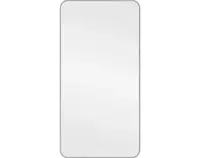 Nástenné zrkadlo Josie 50x100 cm, strieborné hranaté%