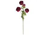 Umelá kvetina Pivonka 70 cm, bordó%