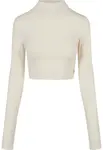 Women's Organic Long Sleeve Turtleneck - Cream