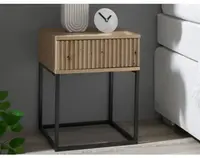 Nočný stolík s 1 zásuvkou Marle, dub artisan%