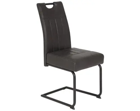 Jedálenská stolička Betty, antracitová vintage látka%